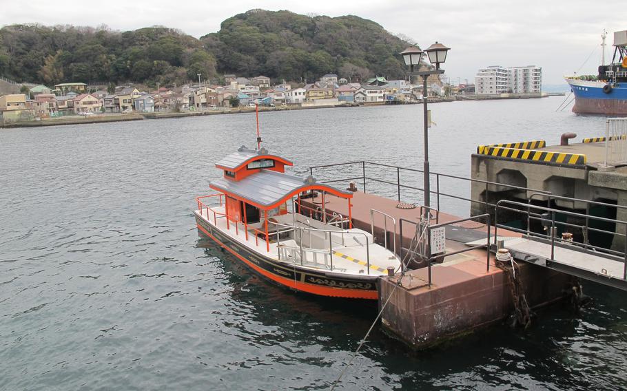 Ride in a ferry modeled after the traditional boats of the era to get across Uraga Bay.